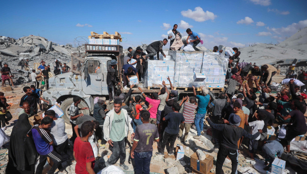 Gasa og neyðhjálp, neyðhjálp í Gasa