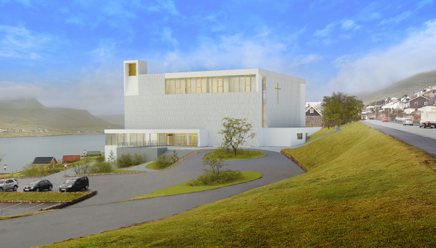 Glyvra kirkja, nýggj kirkja á Glyvrum