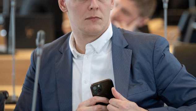 Løgtingið 2026, Grímur Sundstein, mynd: Bjarni Árting Rubeksen, portrettmode