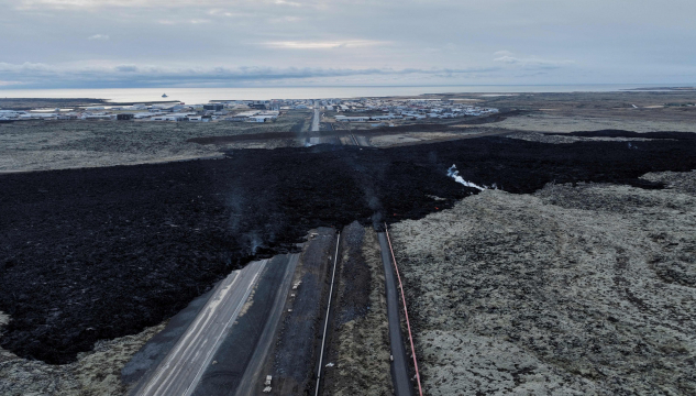 Grindavík og grótbræðing - Mynd: AFP/Ritzau Scanpix