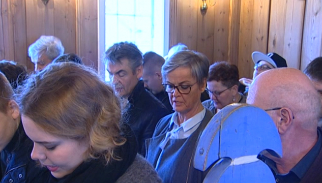 gudstænasta, guðstænasta, fólkakirkjan, Oyndarfjarðar kirkja 19-03-2017