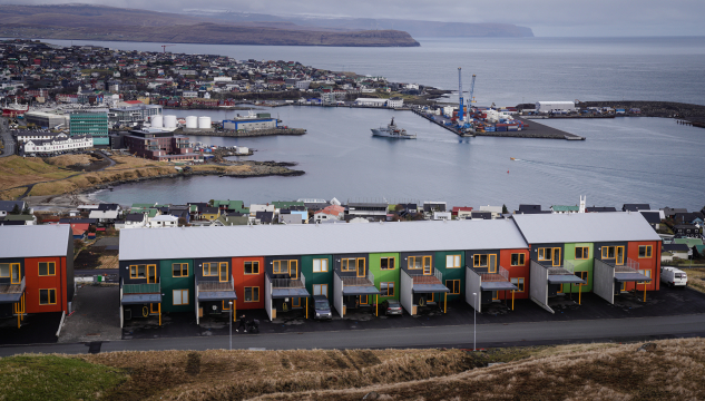 Húsabygging,vinna, sethús, íbúðir, randarhús, bústaðarneyð, Argir, Tórshavnar Havn