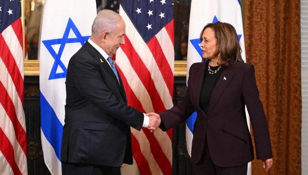 Kamala Harris, Benjamin Netanyahu