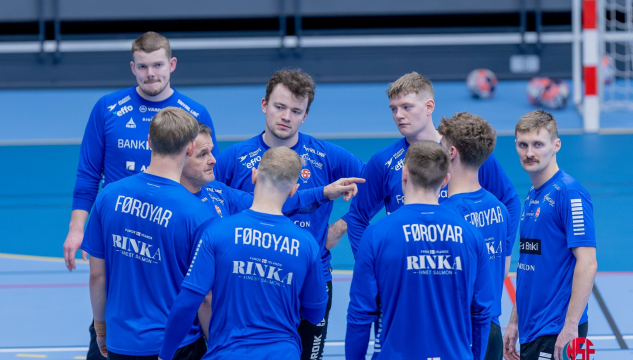 Hondbóltslandsliðið hjá monnum