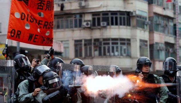 Hong Kong, mótmælisgongur, mótmæli