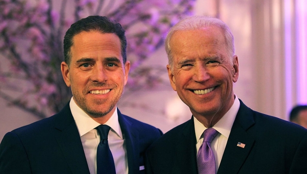 Hunter og Joe Biden