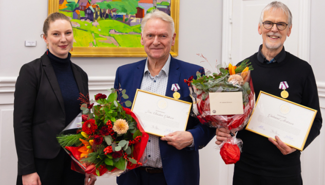 Jens Christian Guttesen og Gudmund Mortensen 