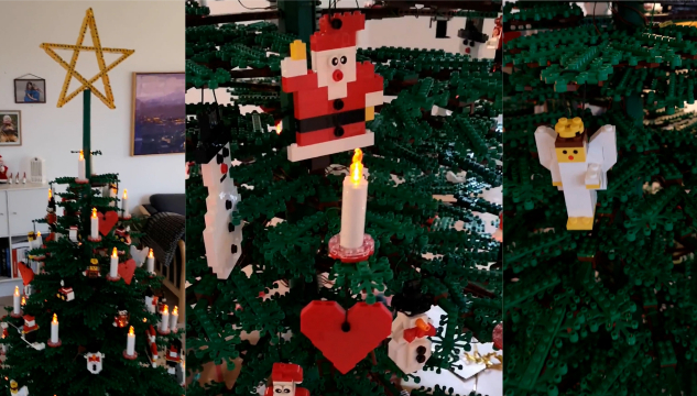 Jólatræ úr LEGO