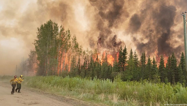 Skógareldur í Kanada - Mynd: Reuters