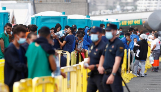 flóttafólk í Kanariuoyggjum