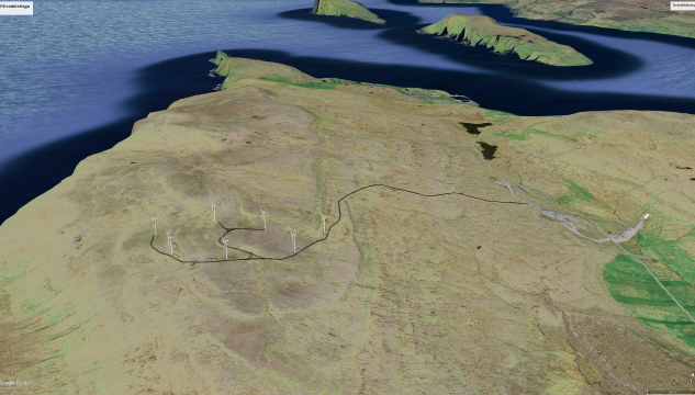 Klivaløkshagi og vindmyllur