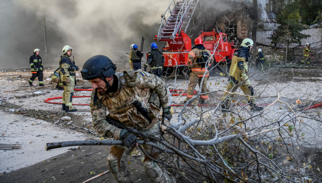 Kyiv, russiskt álop á Kyiv