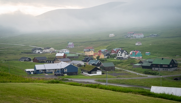 Skálavík, ferðavinna, Sandoy, Sandoyggin, summar