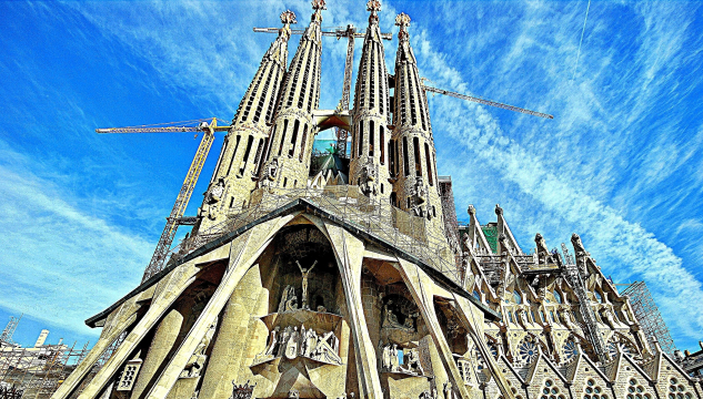 La Sagrada Familia, kirkja í Barcelona
