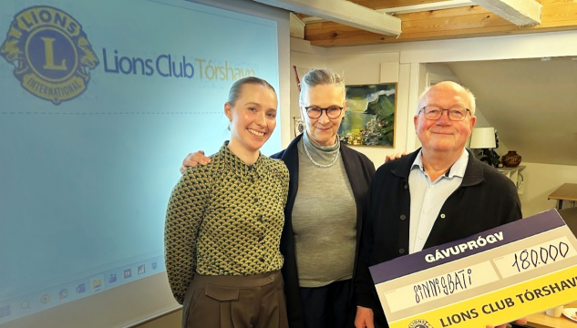 Lions Tórshavn stuðlar