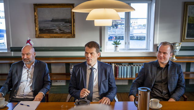 Bárður á Steig Nielsen, Beinir Johannesen, John Rajani