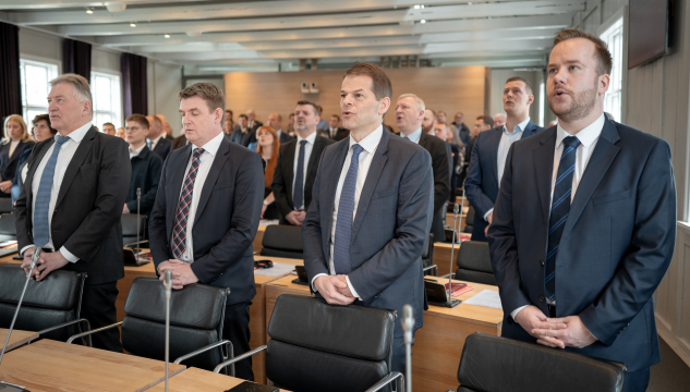nýtt landstýrið 2026, løgtingið, landstýrið, mynd: Bjarni Árting Rubeksen