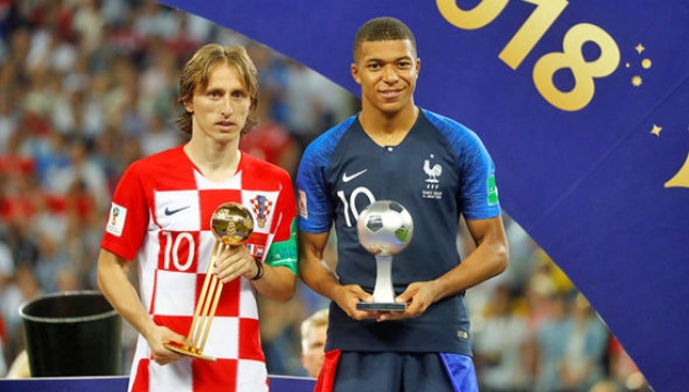 Luka Modric Kylian Mbappe