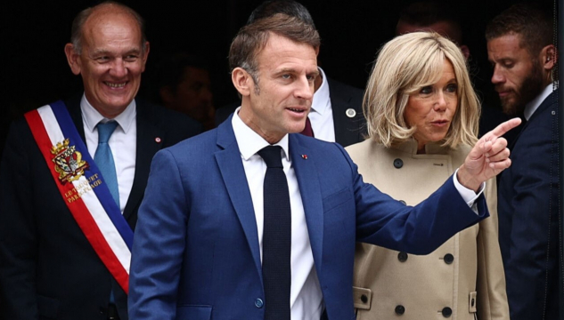 Emmanuel Macron og Brigitte Macron