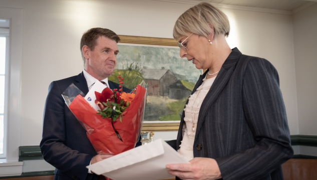 Aksel V. Johannesen og Margit Stórá