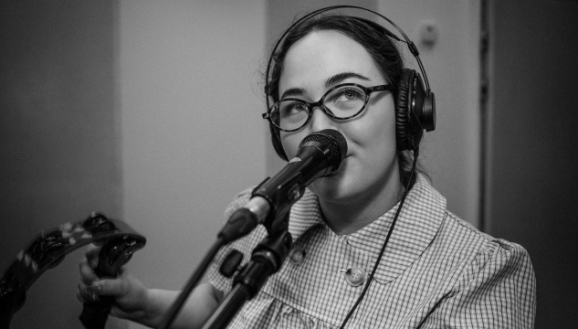 Marianna Winter Nagata, Beinleiðis úr studio 5, mynd: Bjarni Árting Rubeksen
