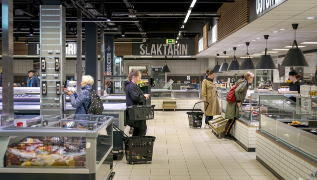 matvøruhandlar, matvøra, tómar hillar, Miklagarður, Á, Á handlar,