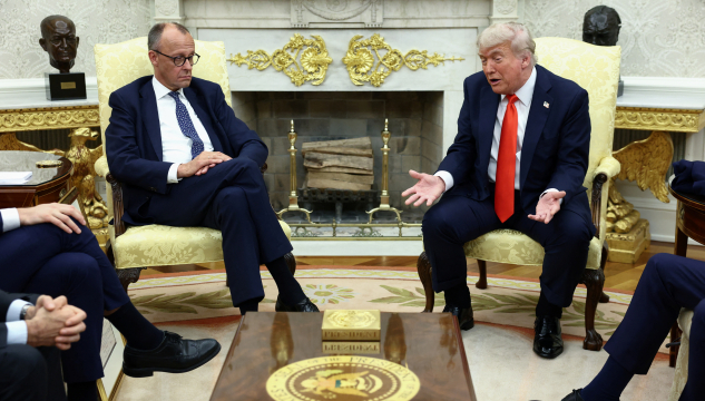 Fredrich Merz og Donald Trump