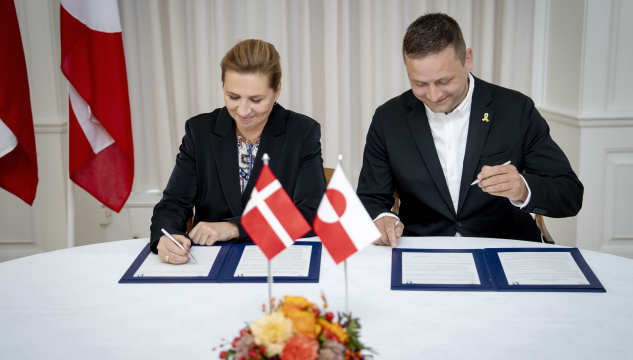 Mette Frederiksen og Jens-Frederik Nielsen