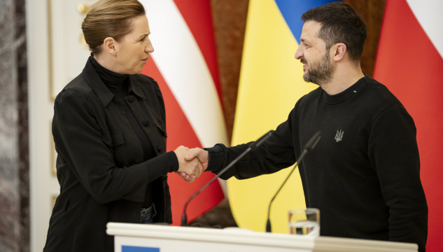 Mette Frederiksen og Zelenskyj