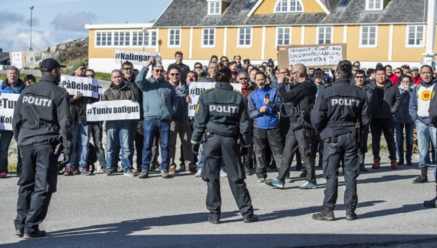 Mótmælistiltak í Grønlandi 