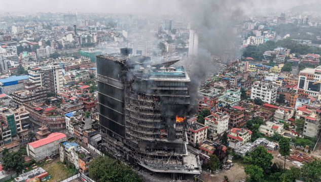 Nepal, Hilton hotel í Kathmandu