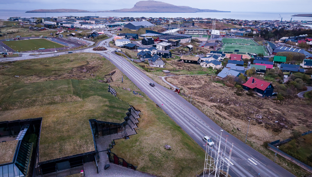Tórshavnar kommuna, Havnin, ferðsla, Norðari Ringvegur, mynd: Bjarni Árting Rubeksen