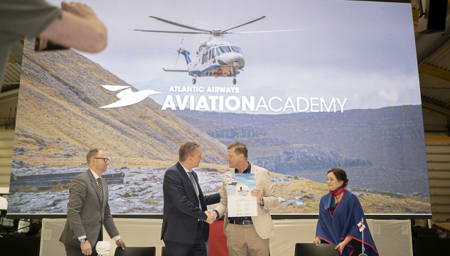 Myndareportasja: Móttøka hjá Atlantsflog