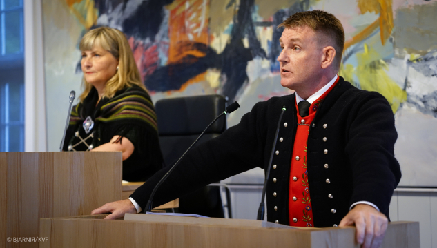 Aksel V. Johannesen, ólavsøkurøðan hjá løgmanni 2023