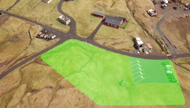 Parkeringspláss í Saksun