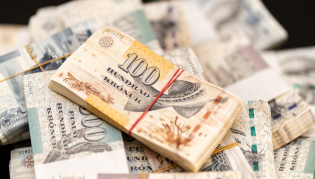 pengaseðlar, føroyskir pengaseðlar,  lønir, pengar, peningur, lønarsamráðingar