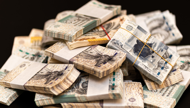 pengaseðlar, føroyskir pengaseðlar,  lønir, pengar, peningur, lønarsamráðingar