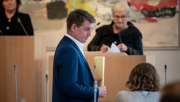 Aksel V. Johannesen,Suðuroyartunnilin, suðuroyartunnilin í løgtinginum, pensjónsaldur, hækkaður pensjónsaldur, mynd:Bjarni