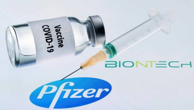 Pfizer og Biontech, koppingarevni fyri koronu