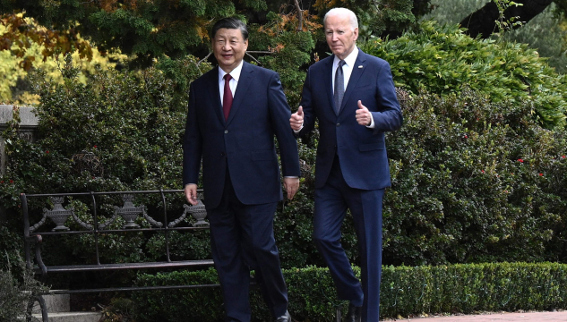 Xi Jinping og Joe Biden