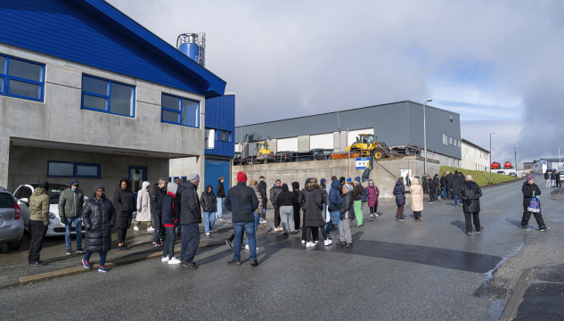 arbeiðarafeløg og verkfall, løgreglan, verkfall, verkfallsvaktir, Articon, J&K Petersen