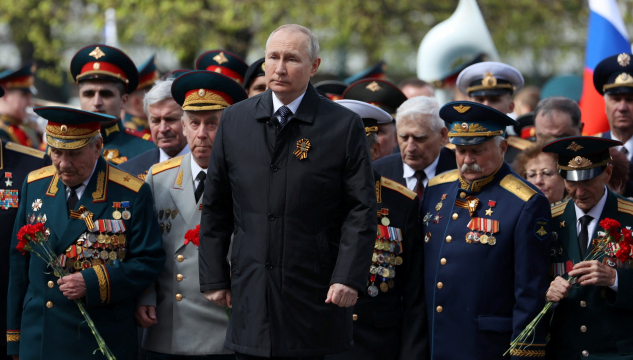 Vladimir Putin í Moskva - Mynd: Ritzau Scanpix