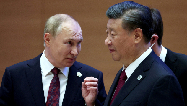 Vladimir Putin og Xi Jinping 