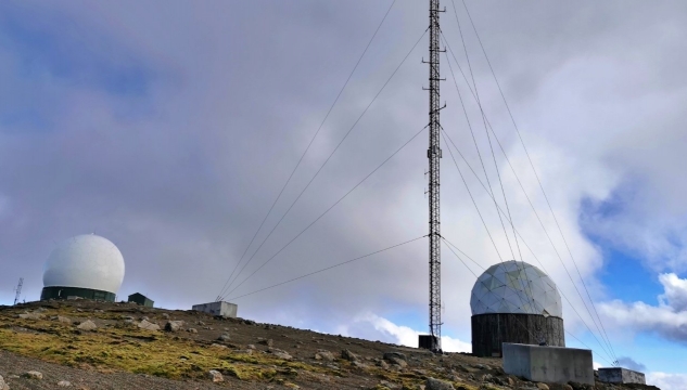 Radari á Sornfelli, Sornfelli - Mynd: Pól Sundskarð