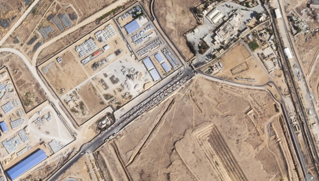 Fylgisveinamynd av Rafah marknaliðnum 18.oktober 2025