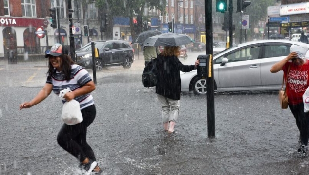 Regn, Regn í London, vatnflóð í London