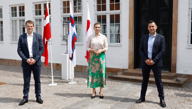 Ríkisfundur, Bárður á Steig Nielsen, Mette Frederiksen og Mute B. Egede