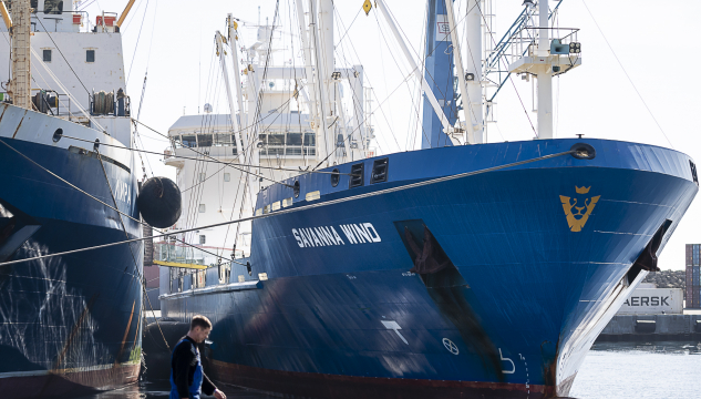 russisk skip á Havnini, russisk skip