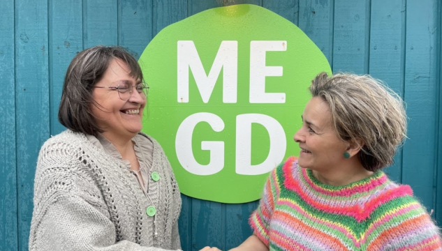 Ruth Thomsen og Tóra við Keldu, MEGD