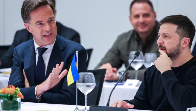 Mark Rutte og Zelenskyj